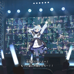 This is a pixiv picture whose title is ライブの裏で発生していた事案.