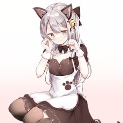 This is a pixiv picture whose title is メイドの日の妹ちゃん.