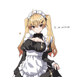 This is a pixiv picture whose title is メイドの日.