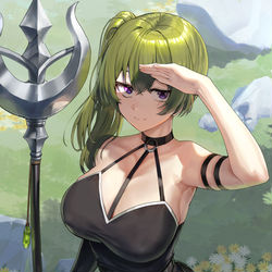 This is a pixiv picture whose title is ユーベル.