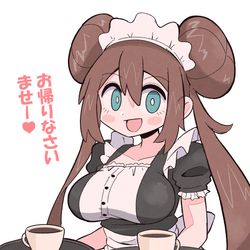 This is a pixiv picture whose title is メイちゃん（メイド）.