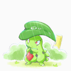 This is a pixiv picture whose title is ☔.