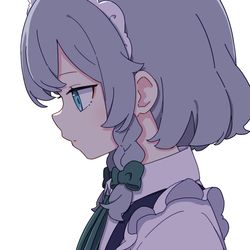 This is a pixiv picture whose title is 咲夜.