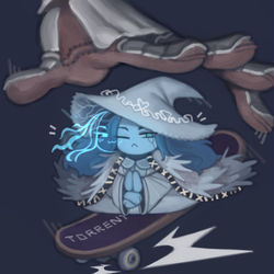 This is a pixiv picture whose title is Mini Ranni🛹.