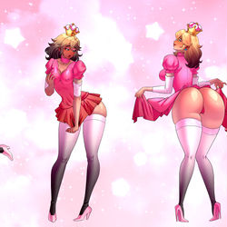 This is a pixiv picture whose title is Feeling Peachy.