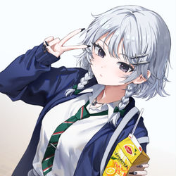 This is a pixiv picture whose title is 咲夜.
