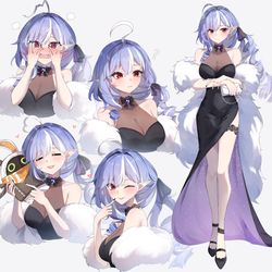 This is a pixiv picture whose title is Vivian Dress.