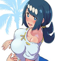 This is a pixiv picture whose title is スイレンママ（アニポケ）.