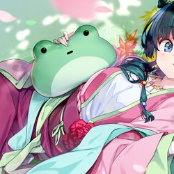This is a pixiv picture whose title is 猫猫.