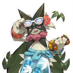 This is a pixiv picture whose title is ビーチスタイルマスカーニャ.