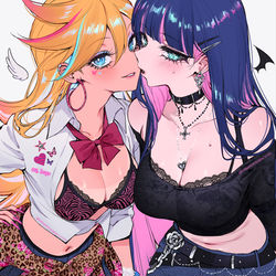 This is a pixiv picture whose title is ギャルそれともゴス？.
