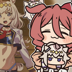 This is a pixiv picture whose title is オグリキャップ.