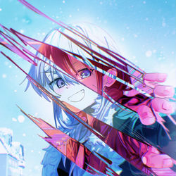 This is a pixiv picture whose title is 爪痕.