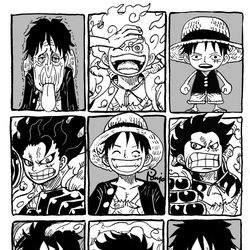 This is a pixiv picture whose title is ９LUFFY.