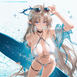 This is a pixiv picture whose title is Beach Party~🐬.