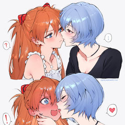 This is a pixiv picture whose title is サプライズキス.