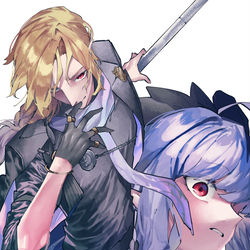 This is a pixiv picture whose title is ヒューゴとビビアン.