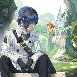 This is a pixiv picture whose title is 旅のおとも.