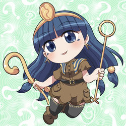 This is a pixiv picture whose title is 謎かけ大好きおねえさん.