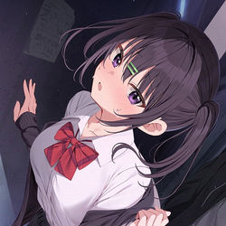 This is a pixiv picture whose title is 「・・・あれ、持ってる？」.
