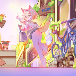 This is a pixiv picture whose title is 红云.