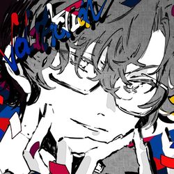 This is a pixiv picture whose title is 二周年祝らくがき.