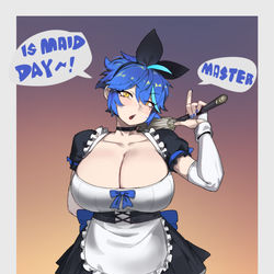 This is a pixiv picture whose title is Maid dif.