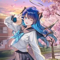 This is a pixiv picture whose title is 可爱捏.