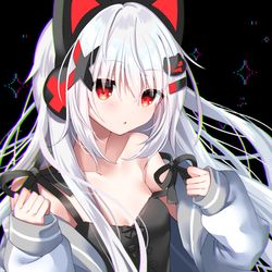 This is a pixiv picture whose title is うちゅーねこ２Pカラー.