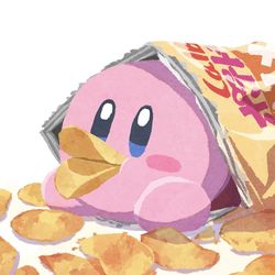 This is a pixiv picture whose title is ポテチ.