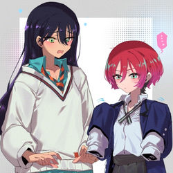 This is a pixiv picture whose title is 制服交kaaaaaanX.