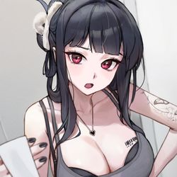 This is a pixiv picture whose title is D:Killer Wife.