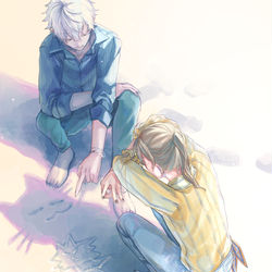 This is a pixiv picture whose title is ねこかげのわーる.