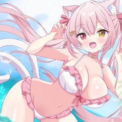 This is a pixiv picture whose title is 【Skebリクエスト】鴇白こはくさん.