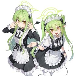 This is a pixiv picture whose title is メイドーキング.