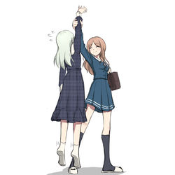 This is a pixiv picture whose title is 站起来不准跪！.