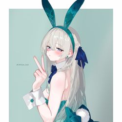 This is a pixiv picture whose title is バニーホタル.