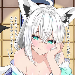 This is a pixiv picture whose title is どしはなふぶちゃん.
