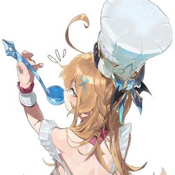 This is a pixiv picture whose title is 爱可菲.