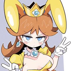This is a pixiv picture whose title is デイジー姫.
