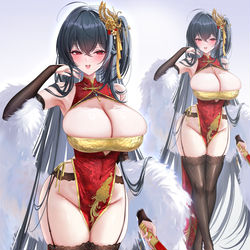 This is a pixiv picture whose title is えちえち大鳳　春の暁に鳳歌う.
