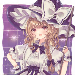 This is a pixiv picture whose title is 魔理沙.