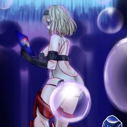 This is a pixiv picture whose title is Red shoes Cosplayer.