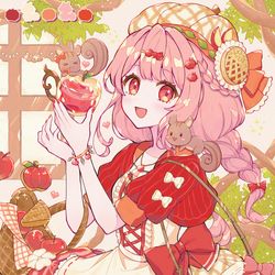 This is a pixiv picture whose title is 【オリジナル】Applepie Girl🍎🥧🐿️.