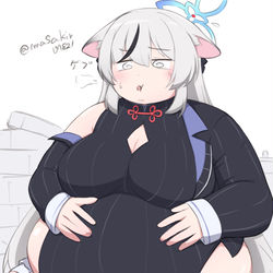 This is a pixiv picture whose title is 肥満化ココナ.