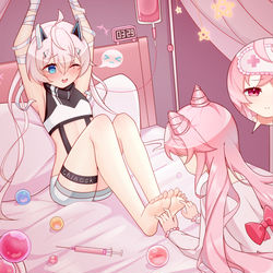 This is a pixiv picture whose title is 客单展示：爱心治疗.