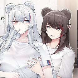 This is a pixiv picture whose title is ロサ & ズィマー.