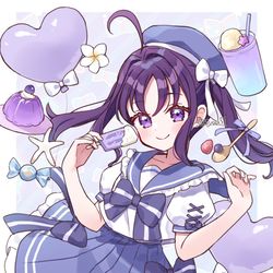 This is a pixiv picture whose title is セーラー×こころちゃん.