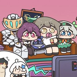 This is a pixiv picture whose title is 스텔라론 가족~(1일1척100개째!!!).