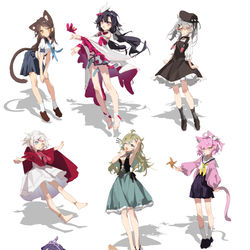 This is a pixiv picture whose title is 画群友2.0.